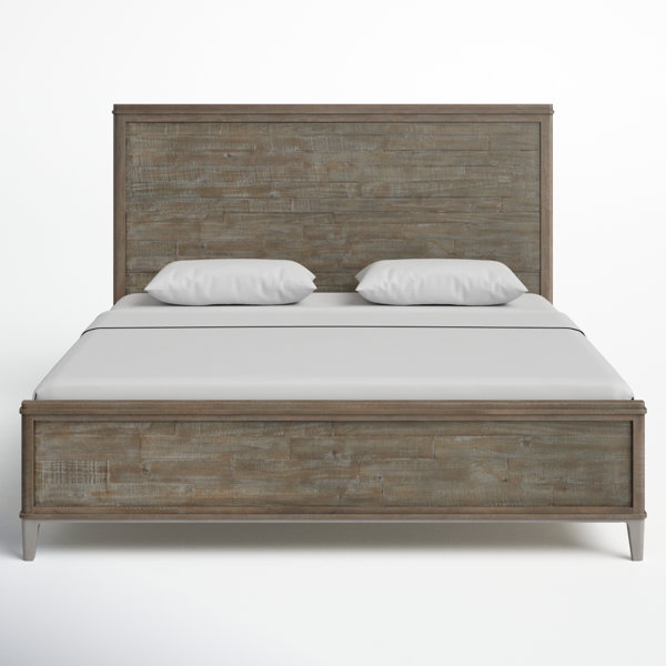 Lyuben King Solid Wood Low Profile Standard Bed